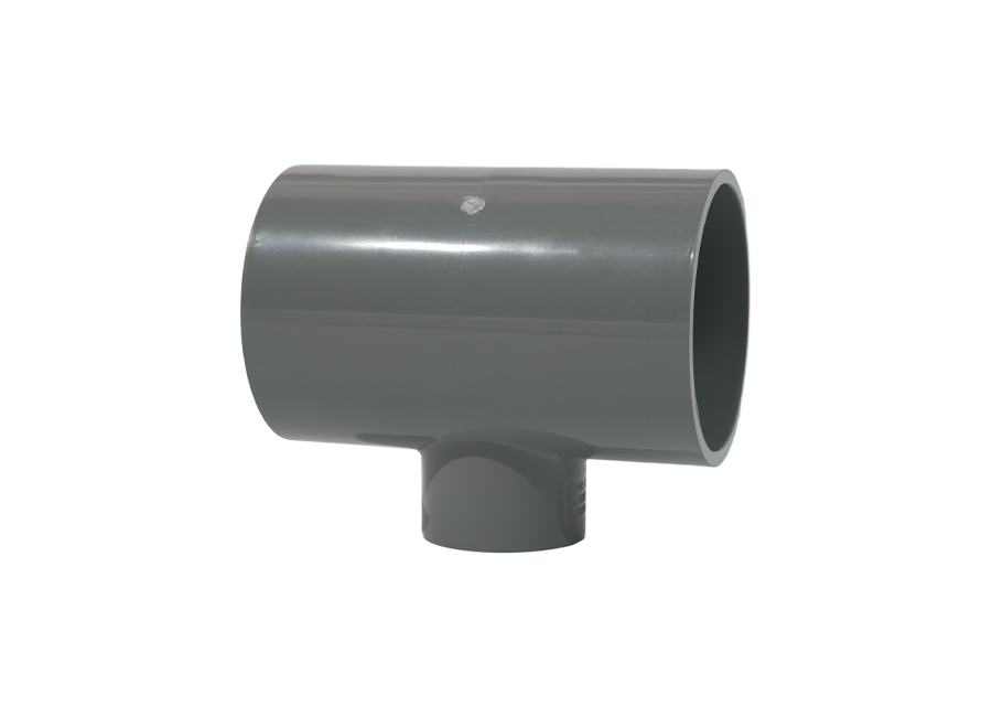 PVC reducerend T-stuk PVC reducerend T-stuk