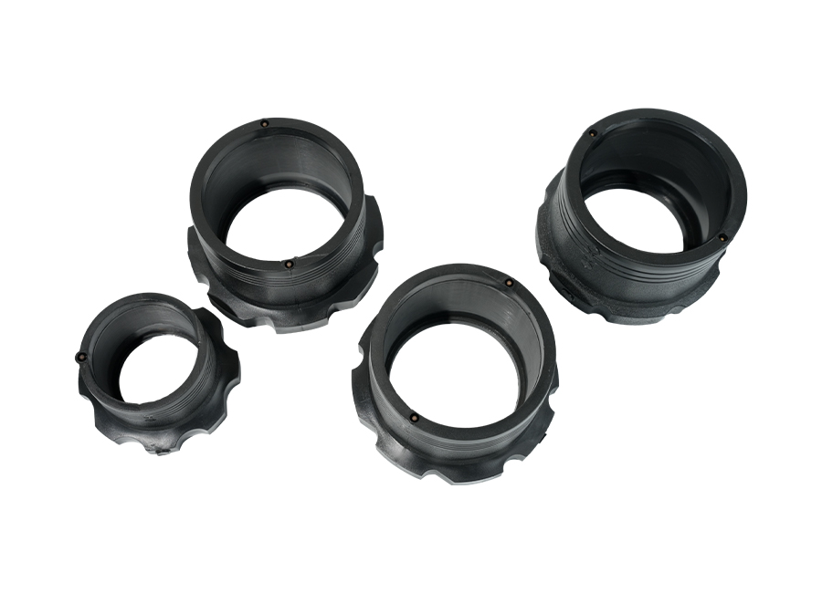 HDPE-elektrofusie-stompuiteinde HDPE-elektrofusie-stompuiteinde