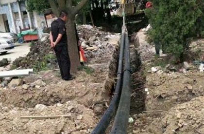 Installatie van gaasbuizen