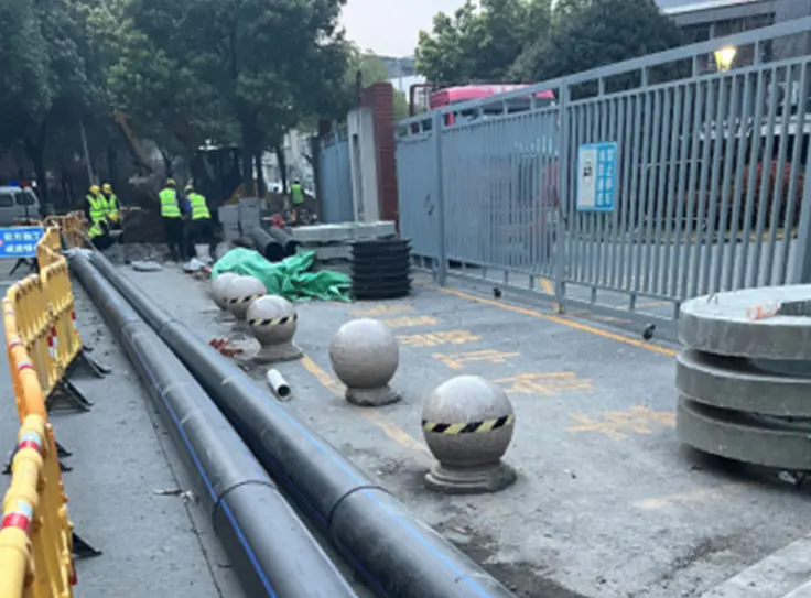 HDPE-buizen helpen bij de transformatie van de gemeentelijke watervoorziening in Jiangyin en creëren een veilige en efficiënte stedelijke 